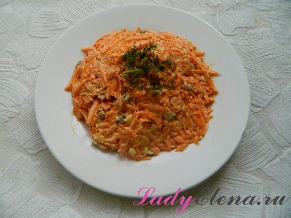 Фото рецепт морковного салата