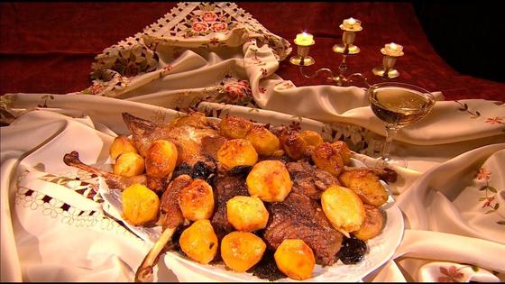 Гусь с картошкой