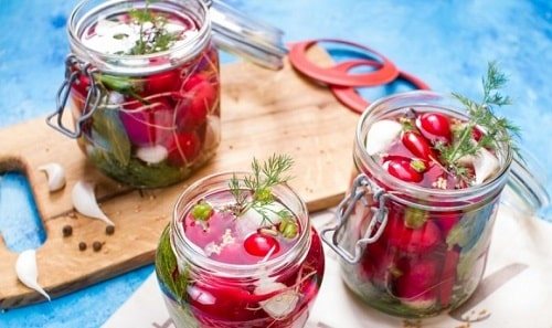 как мариновать редис