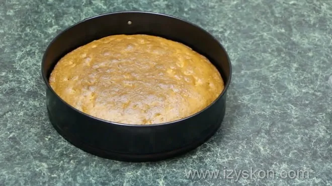 Как правильно испечь торт Пища богов в форме