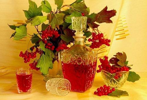 Наливка из калины