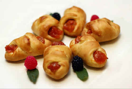 Пирожки с курагой