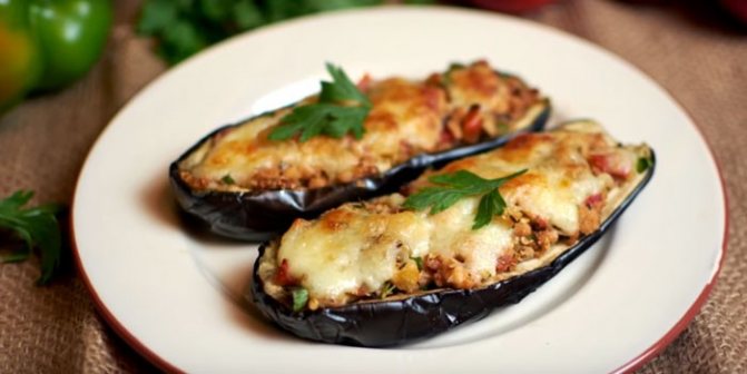 Запеченные лодочки с сыром