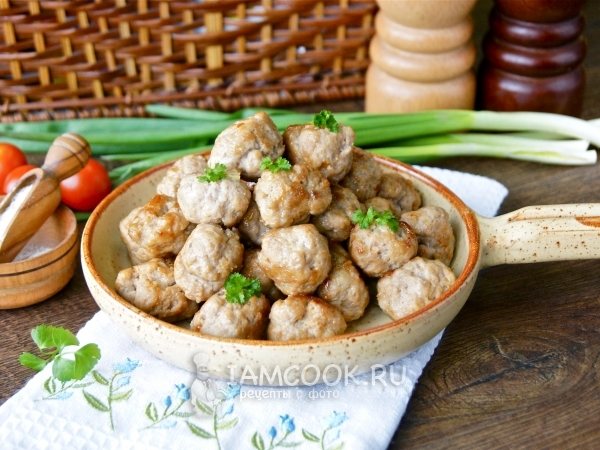Жареные фрикадельки — рецепт с фото пошагово